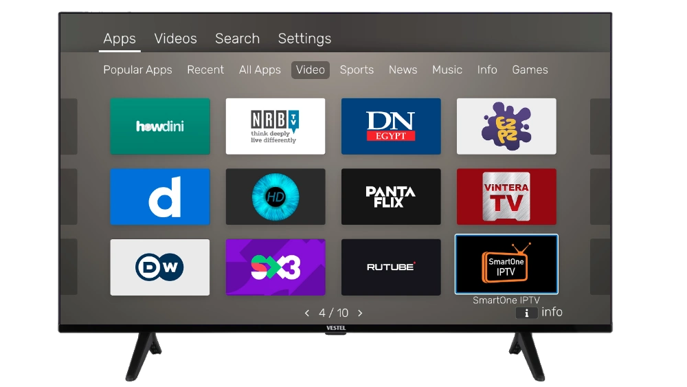 SmartOne IPTV For vestel TVs
